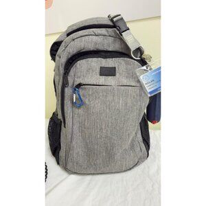 🆕Matein Men Austere Grey Travel Business Anti Theft Slim Sturdy Laptop Backpack